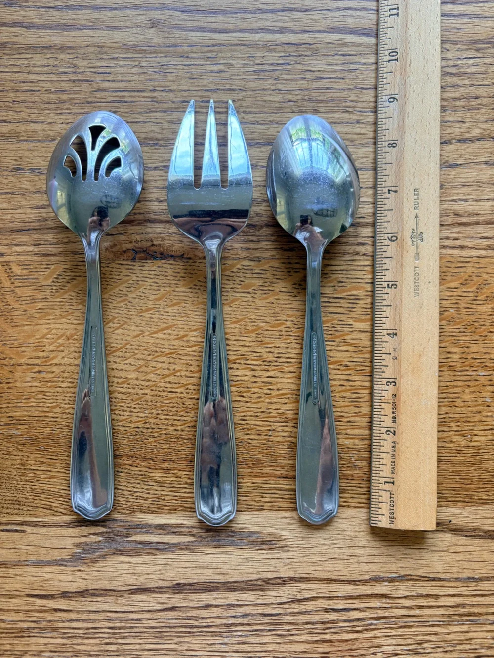 Reed & Barton Tarbor 3 piece Serving set- Stainless Steel- pre-loved